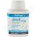 MedPharma ZINOC 25 mg Forte 1×107 tbl, (gluconato de zinc)