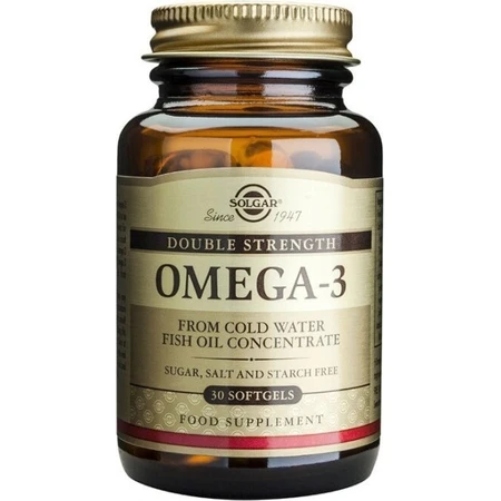 Solgar Omega-3 Double Strength Coldwater Fish Oil 30 capsule 1×30 tbl