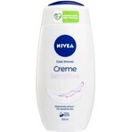 NIVEA Gel de duș Creme Sensitive 250ml 1×250 ml, hidratează pielea