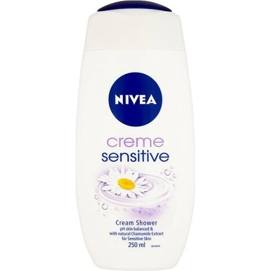 NIVEA Gel de duș Creme Sensitive 250ml 1×250 ml, hidratează pielea