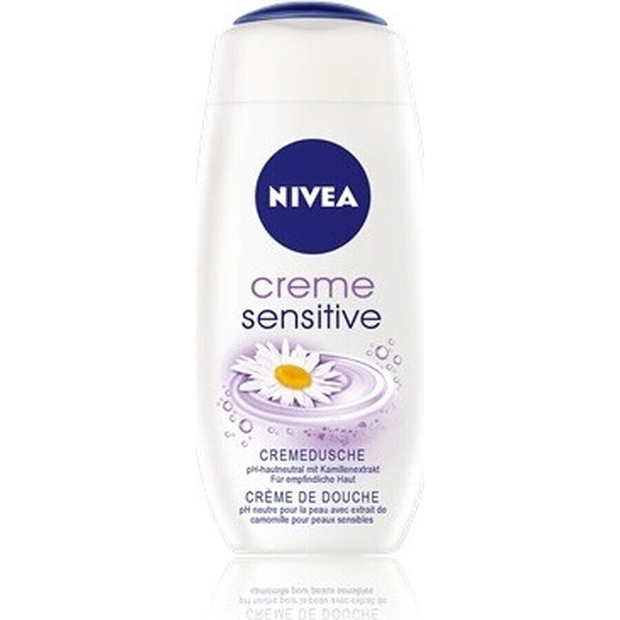 NIVEA Gel de duș Creme Sensitive 250ml 1×250 ml, hidratează pielea