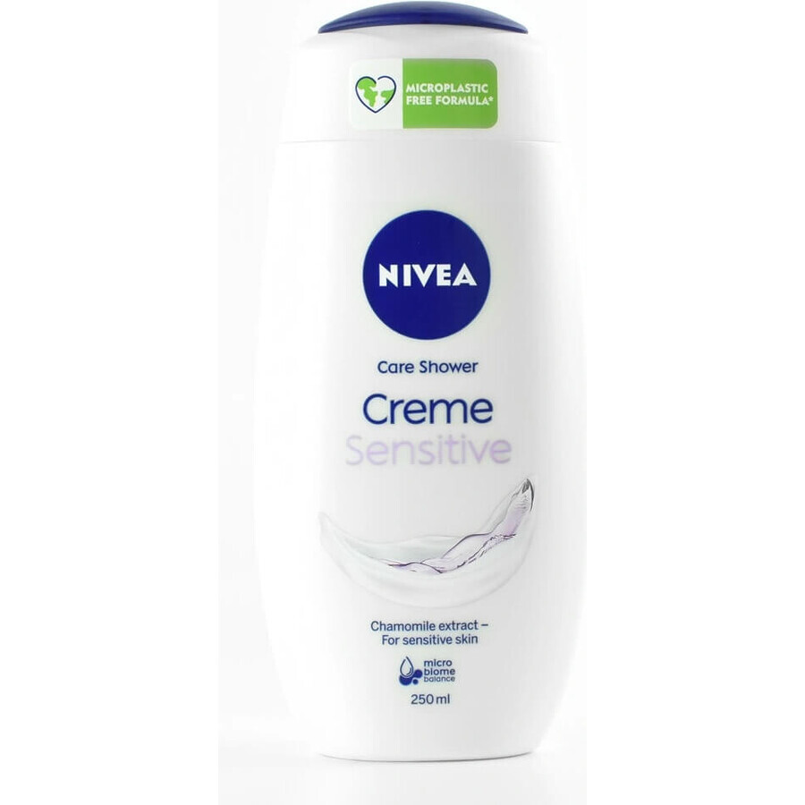 NIVEA Gel de duș Creme Sensitive 250ml 1×250 ml, hidratează pielea