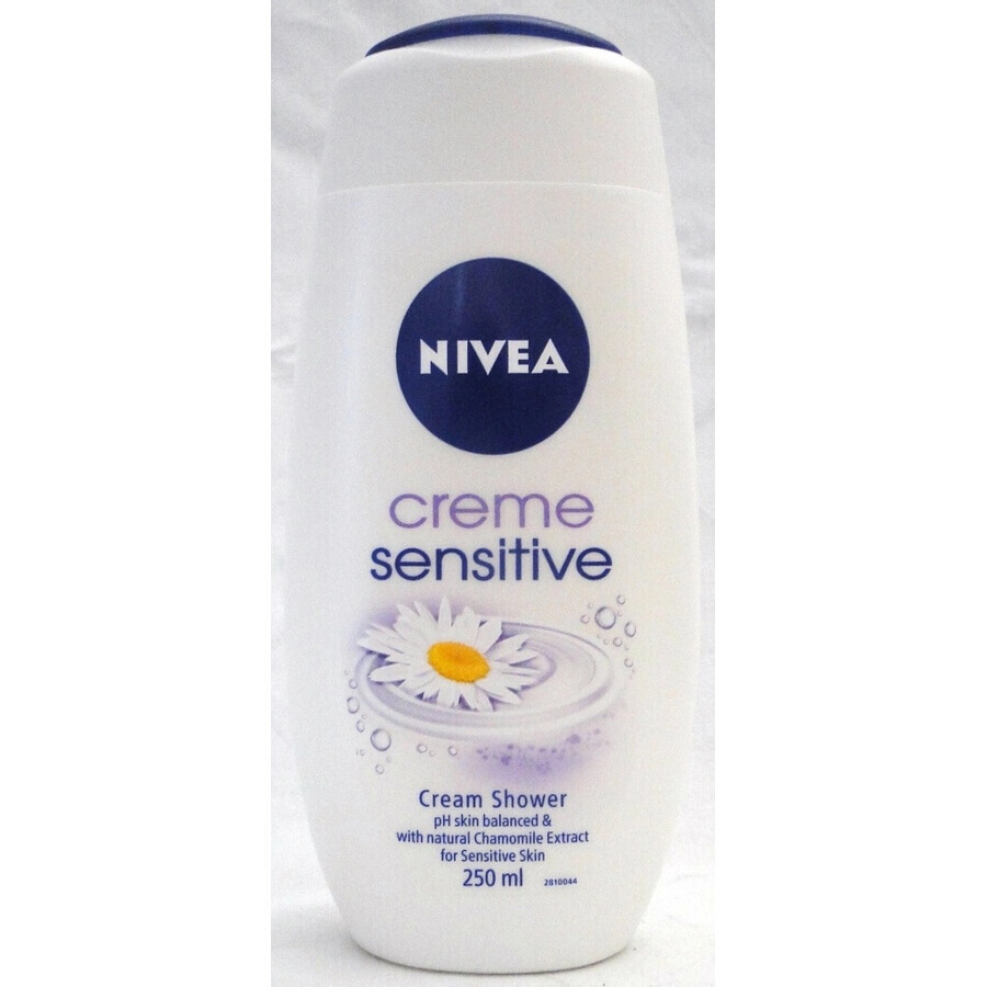 NIVEA Gel de duș Creme Sensitive 250ml 1×250 ml, hidratează pielea