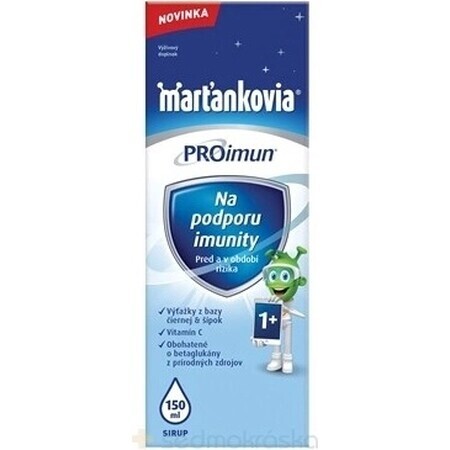 WALMARK Martiankovia PROimun 1×150 ml, jarabe de inmunidad