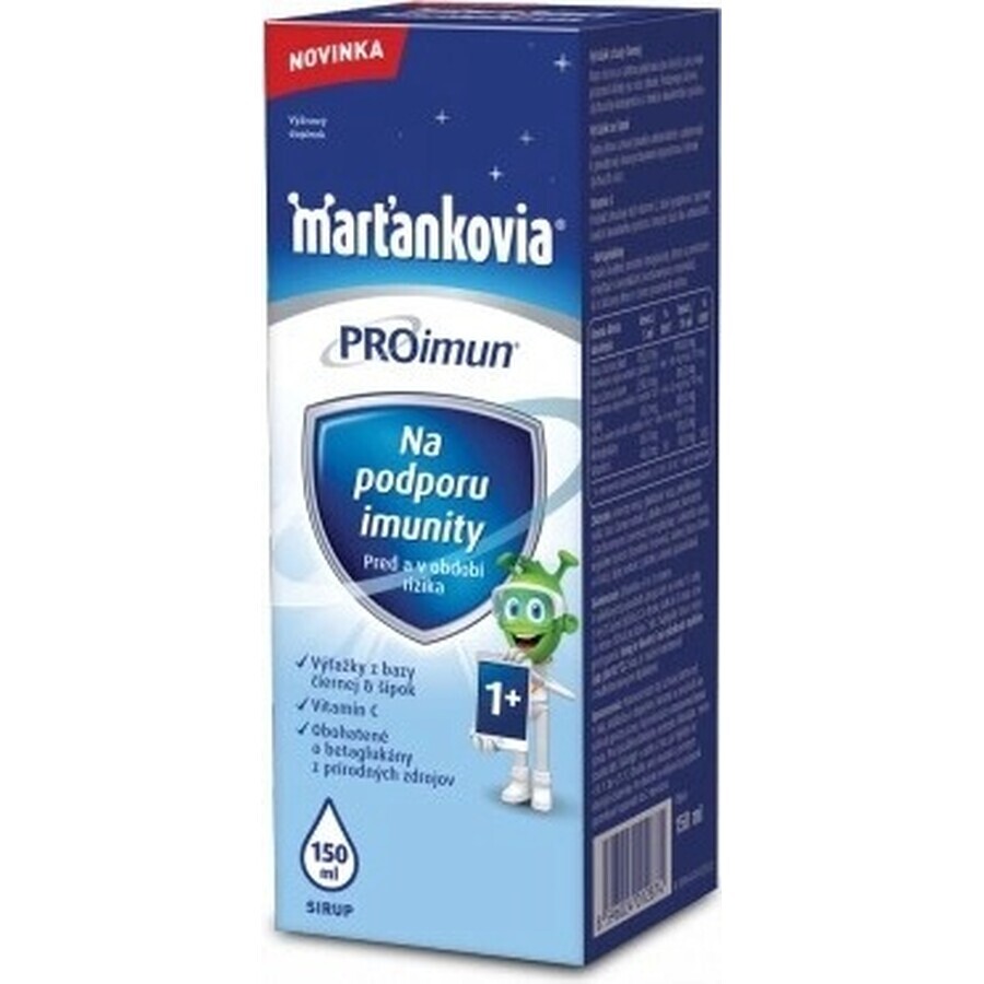 WALMARK Martiankovia PROimun 1×150 ml, jarabe de inmunidad