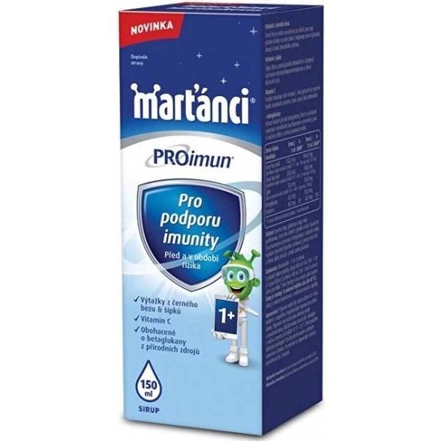 WALMARK Martiankovia PROimun 1×150 ml, jarabe de inmunidad