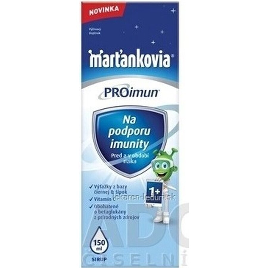 WALMARK Martiankovia PROimun 1×150 ml, jarabe de inmunidad