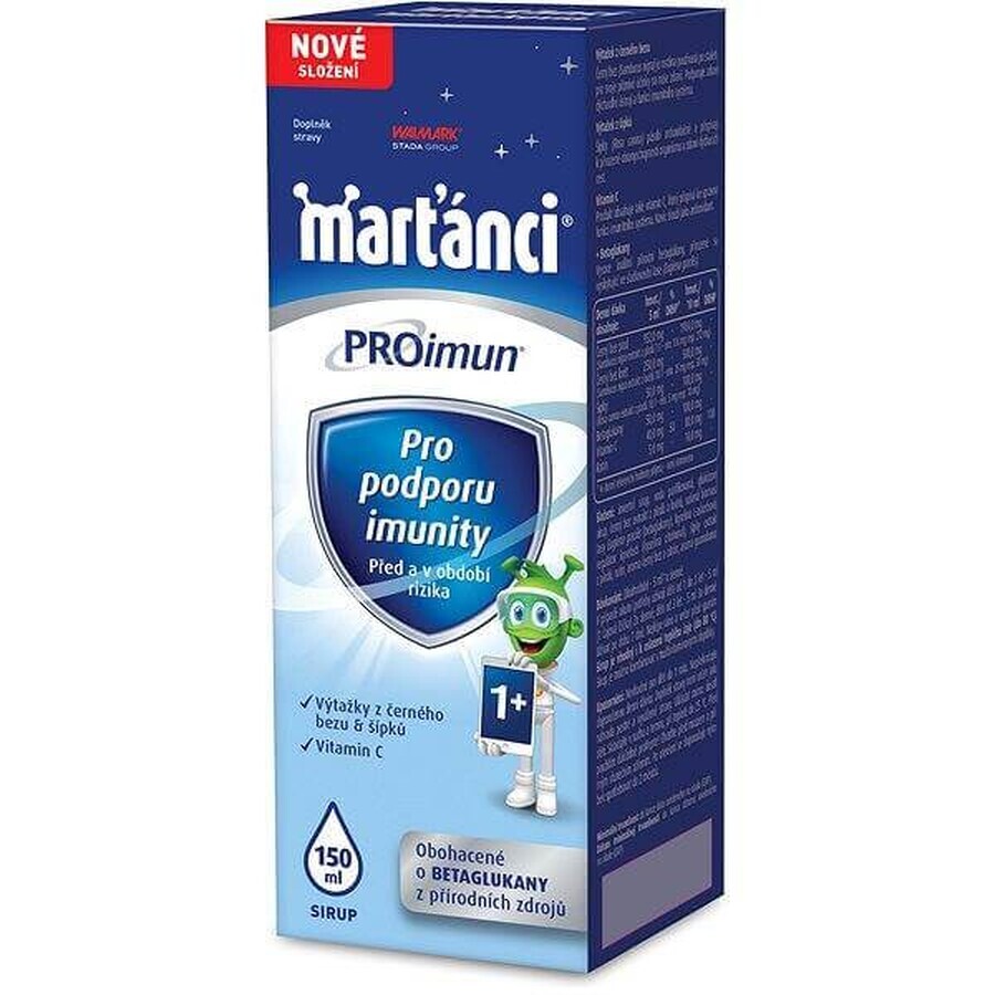 WALMARK Martiankovia PROimun 1×150 ml, jarabe de inmunidad