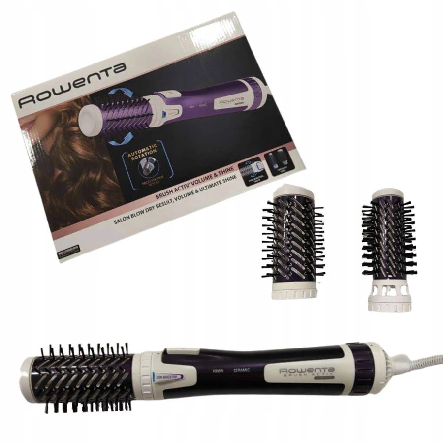 ROWENTA CF9530F0 - Brosse à air thermique 1×1 pc, brosse rotative