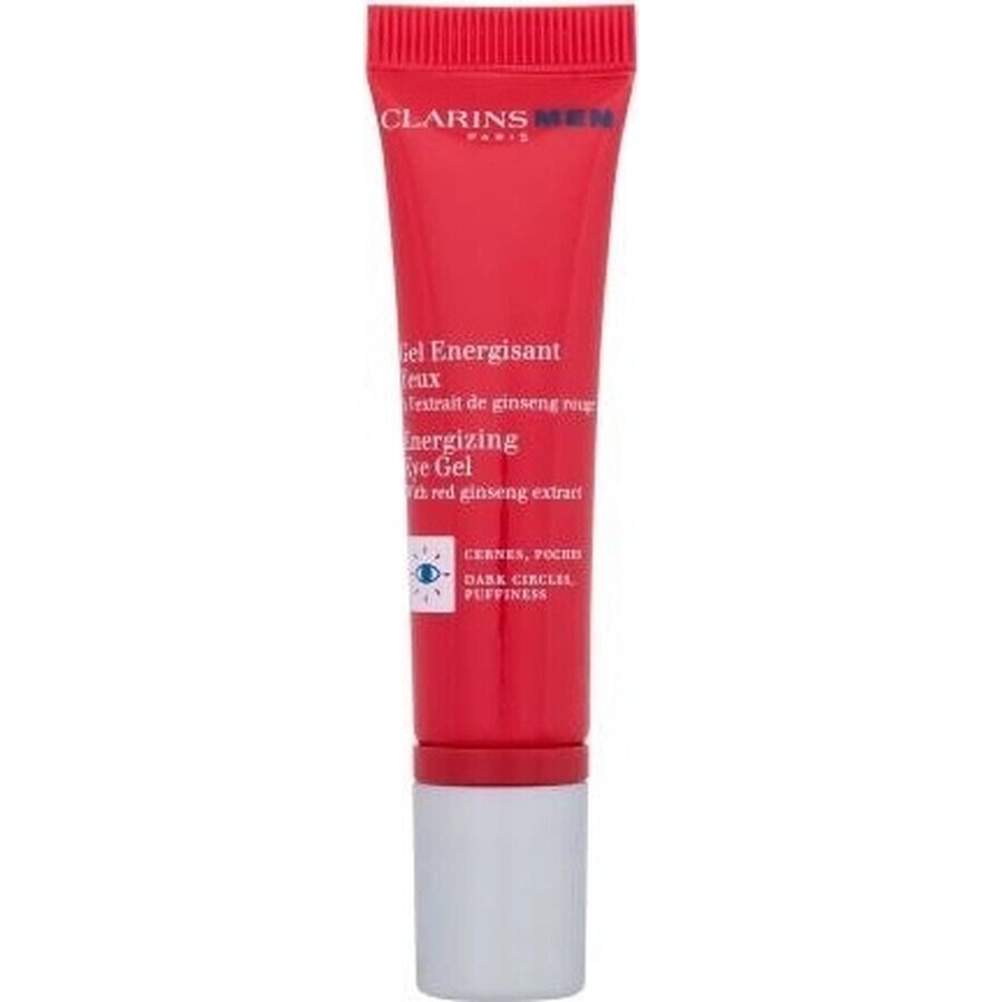 Clarins Gel Contorno de Ojos Energizante Hombre 1×15 ml, gel contorno de ojos, Clarins