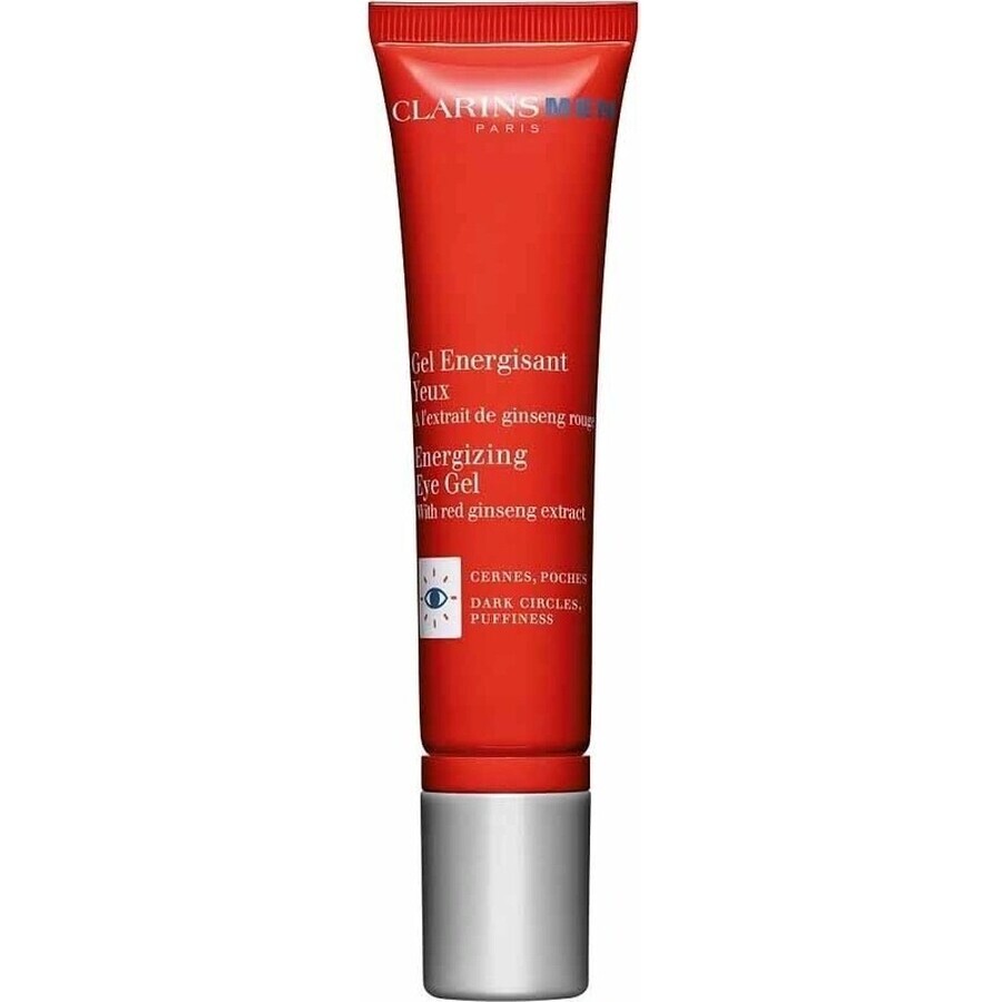 Clarins Gel Contorno de Ojos Energizante Hombre 1×15 ml, gel contorno de ojos, Clarins