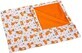 Manta infantil B&#193;RA 5284/423 75x100 naranja/plaid 1&#215;1 ud, manta beb&#233;