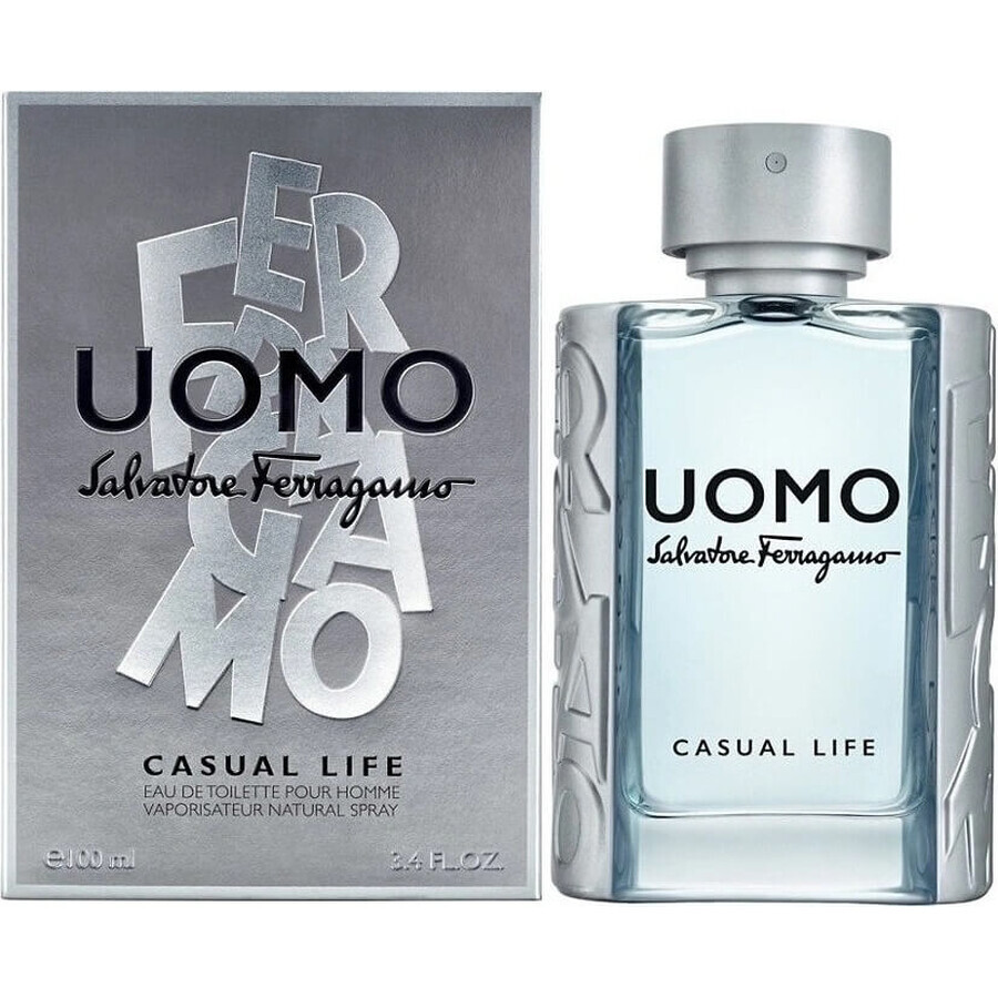 Salvatore Ferragamo Uomo Cl Edt 100ml 1×100 ml, Eau de toilette