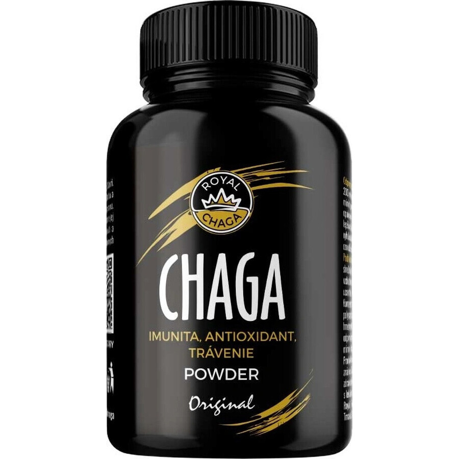 Royal Chaga Siberisch Chaga Poeder Extract 1×90g, voedingssupplement