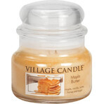 Village Candle Bougie parfumée en verre - Beurre d'érable - Sirop d'érable, medium 1×1 pc, bougie parfumée