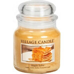 Village Candle Bougie parfumée en verre - Beurre d'érable - Sirop d'érable, medium 1×1 pc, bougie parfumée