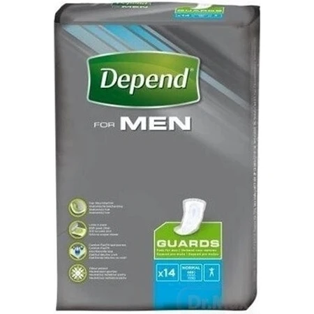 DEPEND FOR MEN 1×14 buc, tampoane pentru incontinență