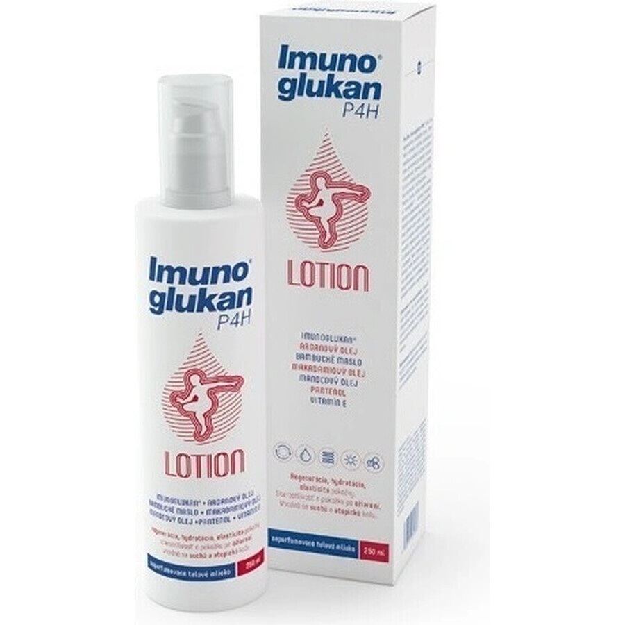 Imunoglukan P4H LOTION 1×250 ml, unscented body lotion