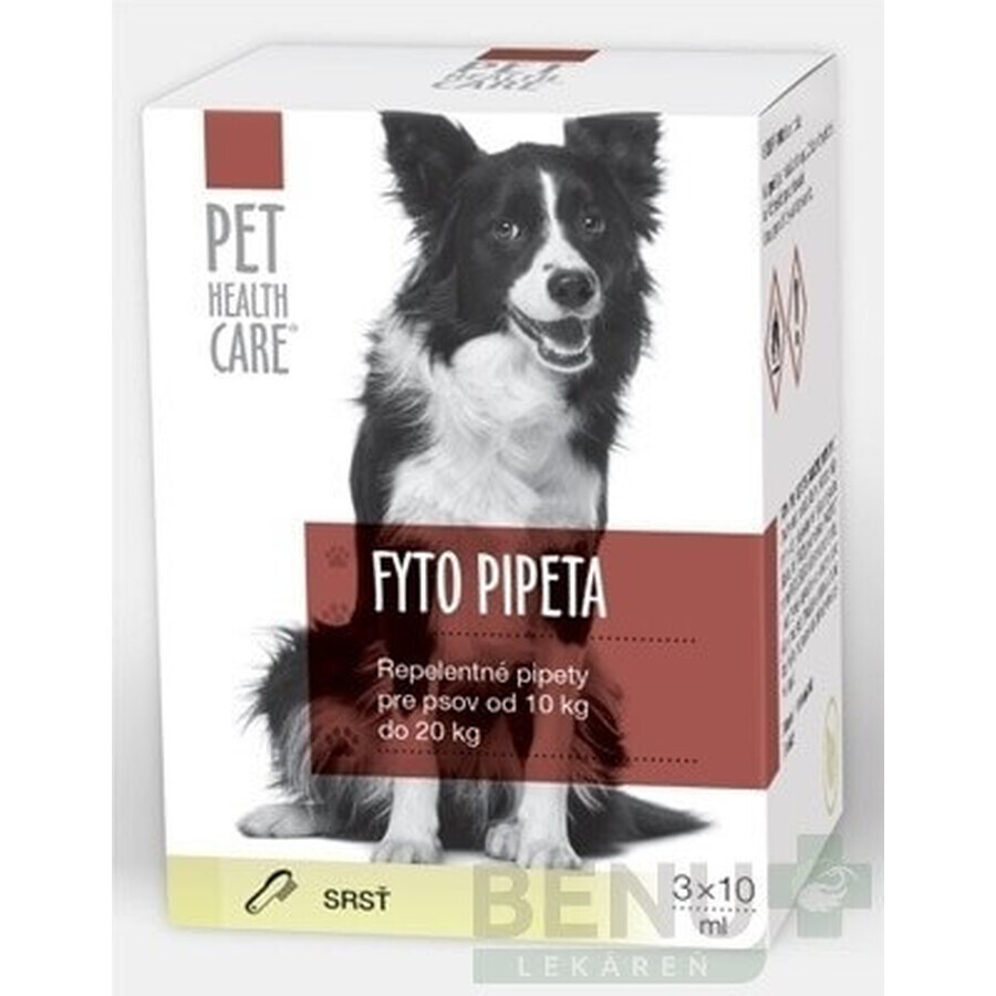 PET HEALTH CARE FYTO PIPETA 3×10 ml, abweisend