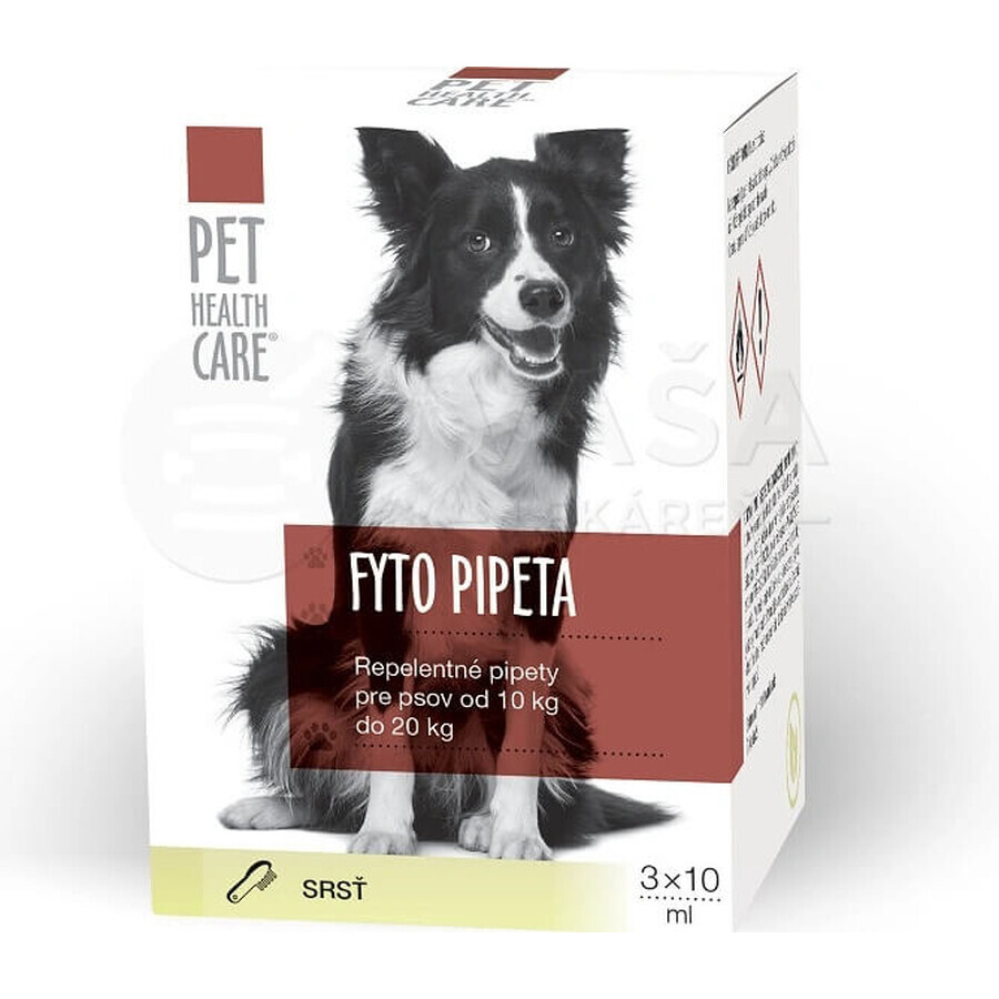 PET HEALTH CARE FYTO PIPETA 3×10 ml, abweisend