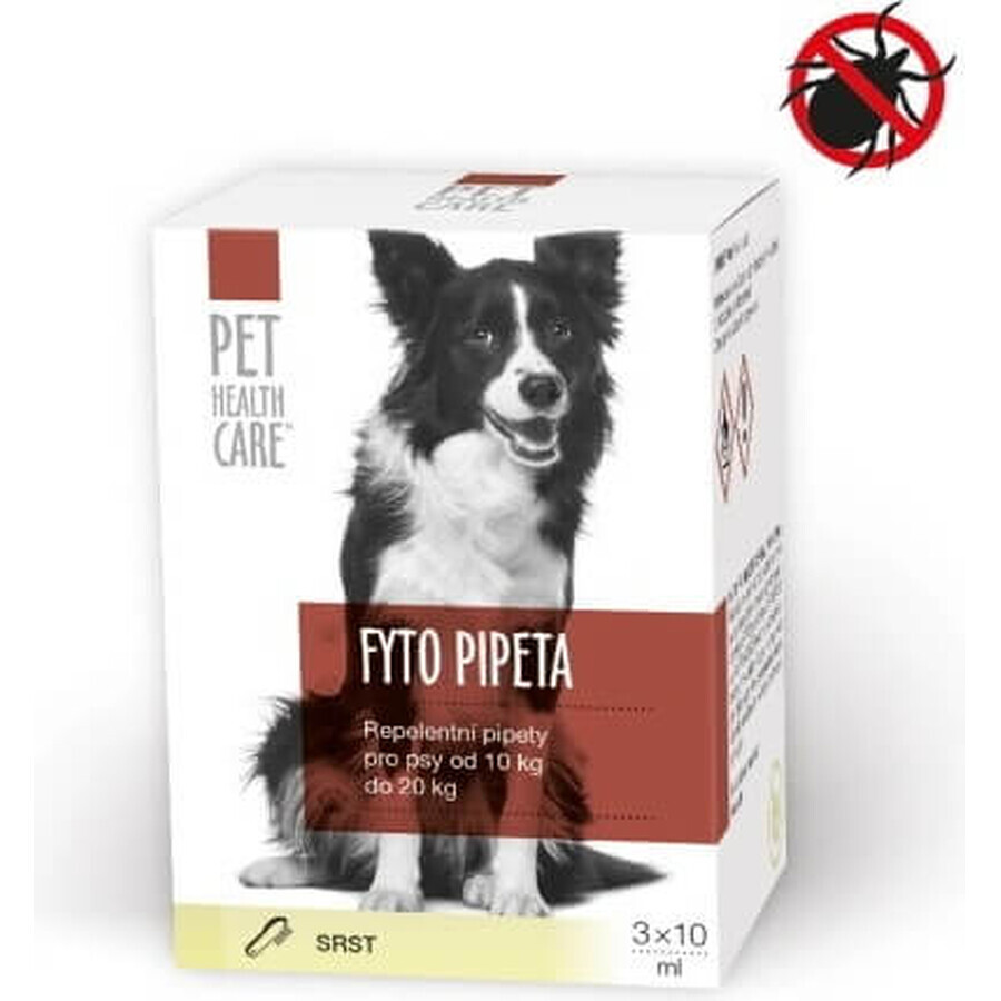 PET HEALTH CARE FYTO PIPETA 3×10 ml, abweisend