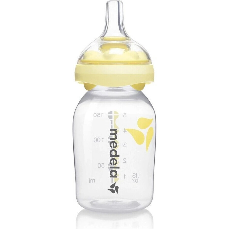 Medela biberón para bebés lactantes Calma - con biberón 150 ml 1×150 ml, biberón para bebés lactantes