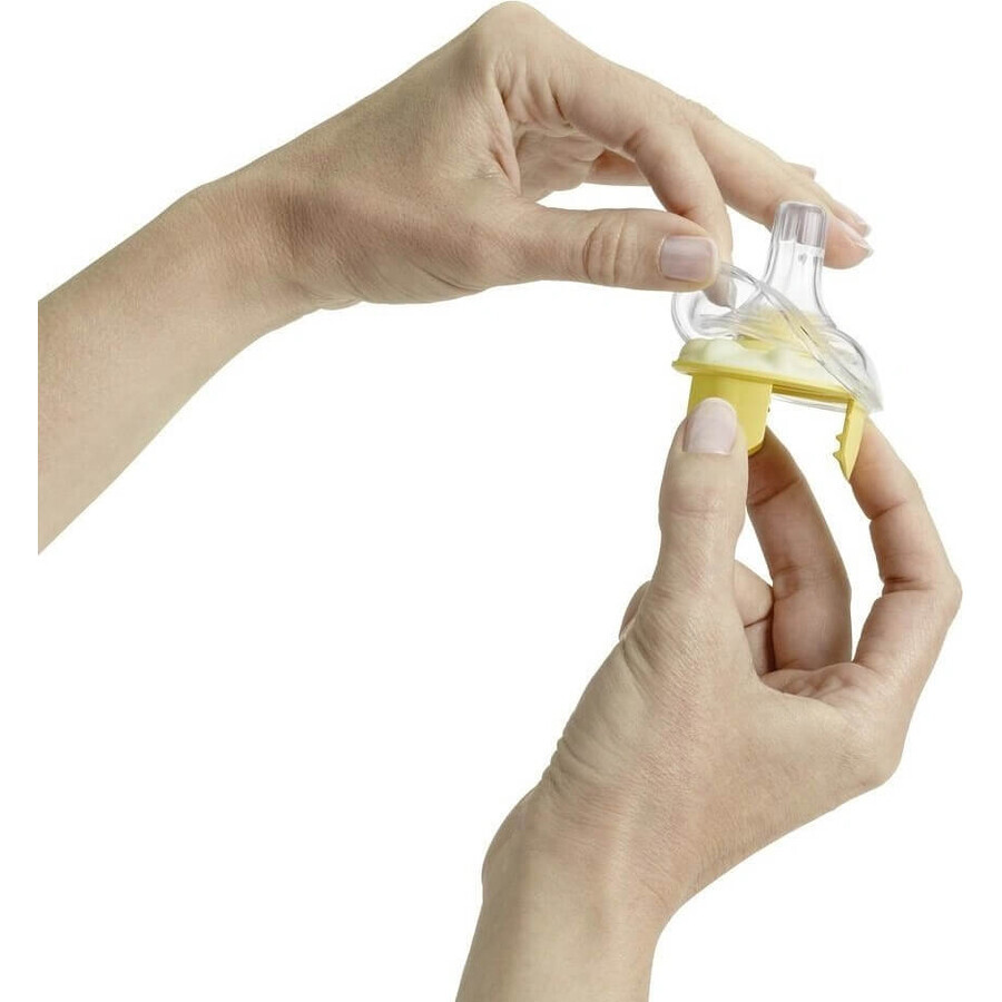 Medela biberón para bebés lactantes Calma - con biberón 150 ml 1×150 ml, biberón para bebés lactantes