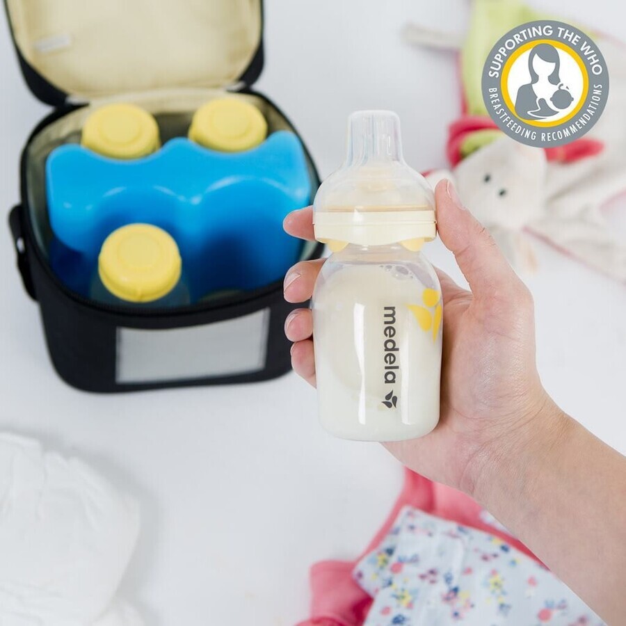 Medela biberón para bebés lactantes Calma - con biberón 150 ml 1×150 ml, biberón para bebés lactantes