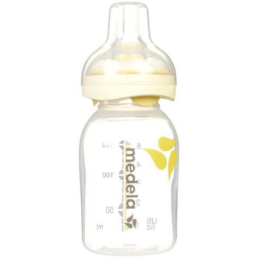 Medela biberón para bebés lactantes Calma - con biberón 150 ml 1×150 ml, biberón para bebés lactantes