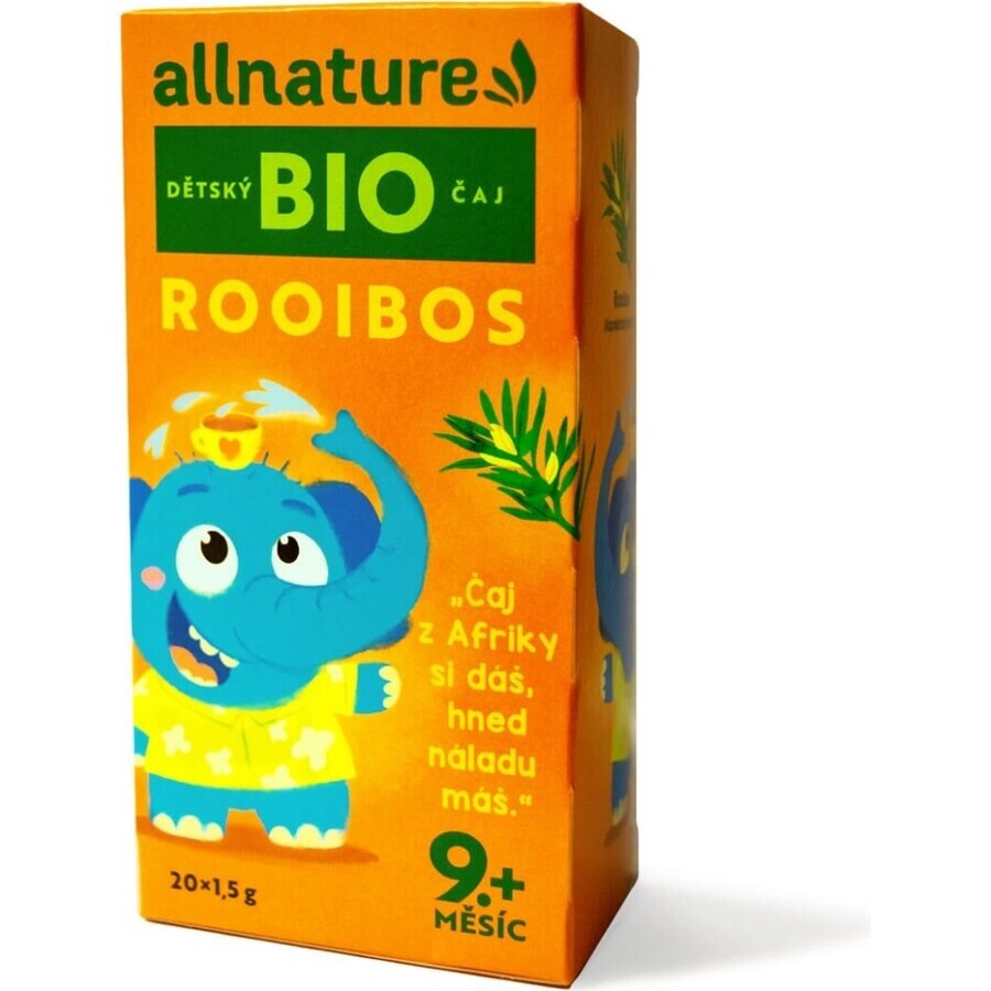 Allnature Organic Children's Tea Rooibos 20×1,5 g, tisana