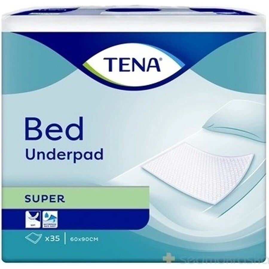 TENA Bed Super 1×35 unidades, absorbentes, 60x90 cm