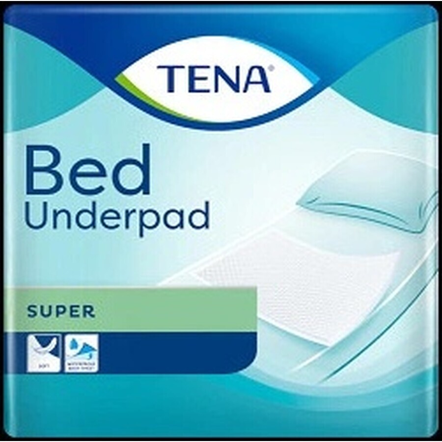 TENA Bed Super 1×35 unidades, absorbentes, 60x90 cm