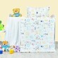 Juego de cama infantil de algod&#243;n EMI Happy blanco 1&#215;1, ropa de cama infantil