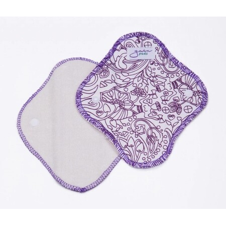 Tierra Verde Gaia Pads Slipove Inserts Purple 1×1 buc, inserție ca asigurare pentru cupa menstruală