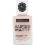 Revolution Relove, Foundation Supermatte F4, maquillage 1×24 ml, maquillage