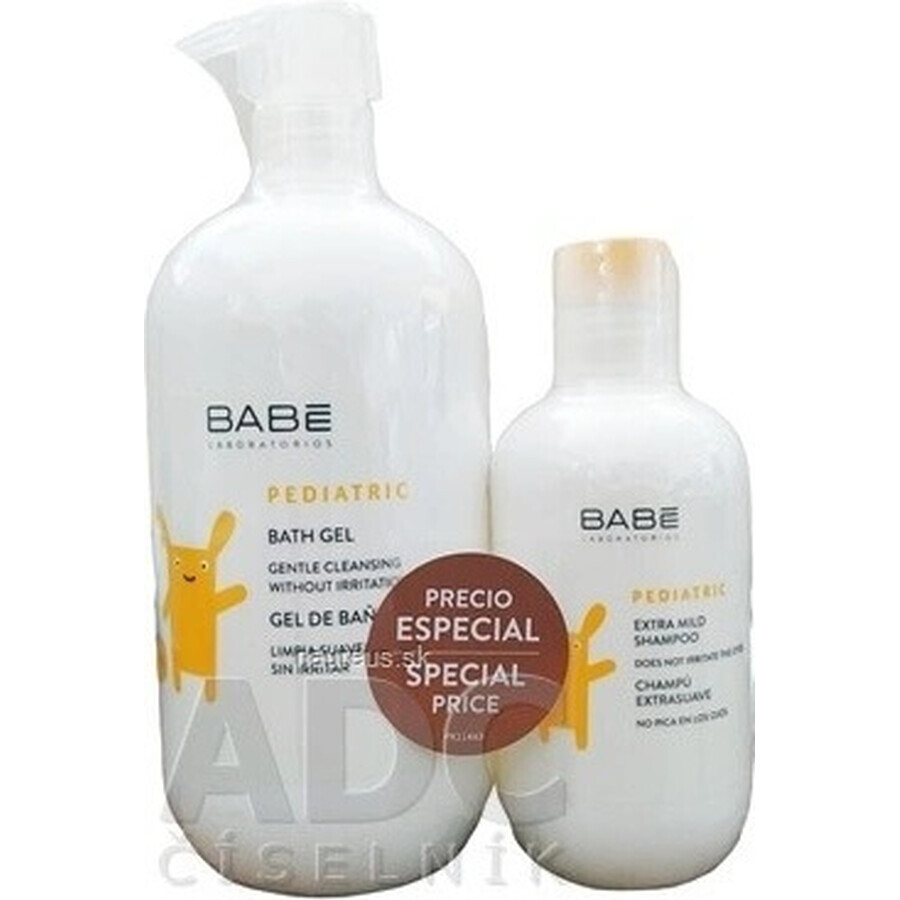 BABÉ DIE BABY Gel de baño 1×500 ml, gel de baño para bebés, pH6