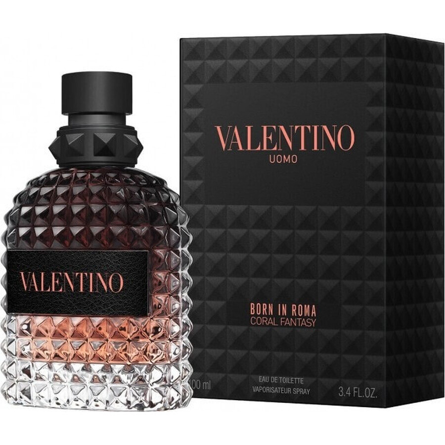 VALENTINO UOMO BORN IN ROMA CORAL FANTASY eau de toilette 1×100 ml, eau de toilette para hombre