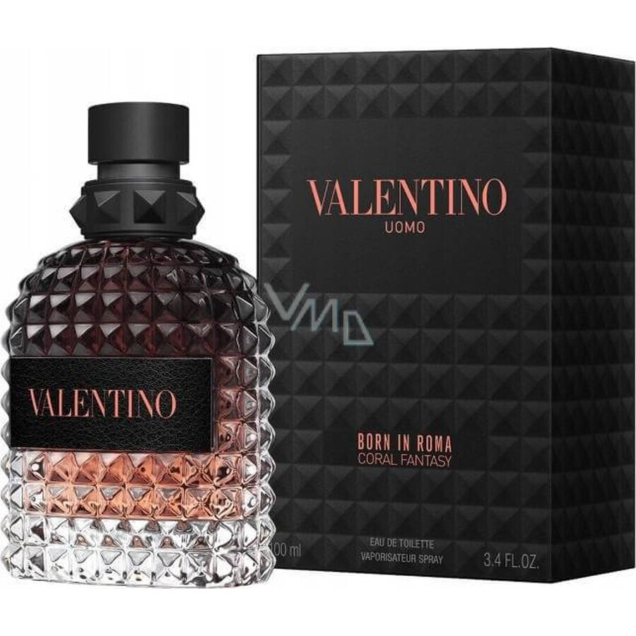 VALENTINO UOMO BORN IN ROMA CORAL FANTASY eau de toilette 1×100 ml, eau de toilette para hombre