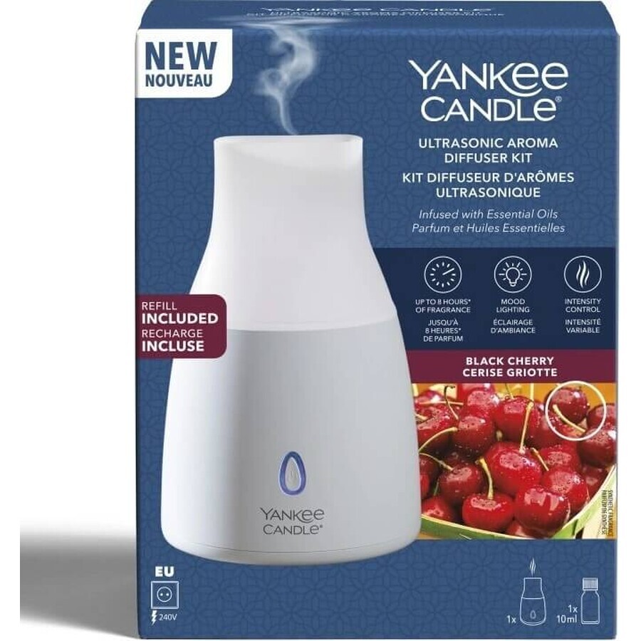 Yankee Candle Ultrasonic Aroma Diffuser Starter Kit - EUR 1×1 pz, diffusore