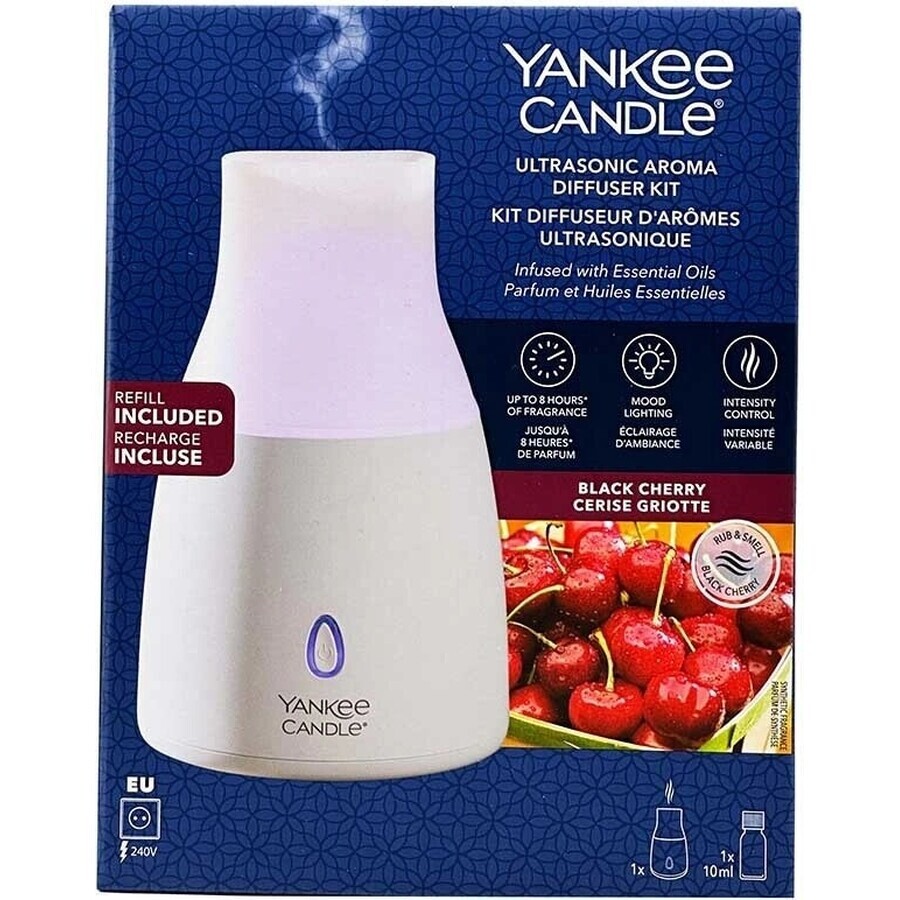 Yankee Candle Ultrasonic Aroma Diffuser Starter Kit - EUR 1×1 pz, diffusore