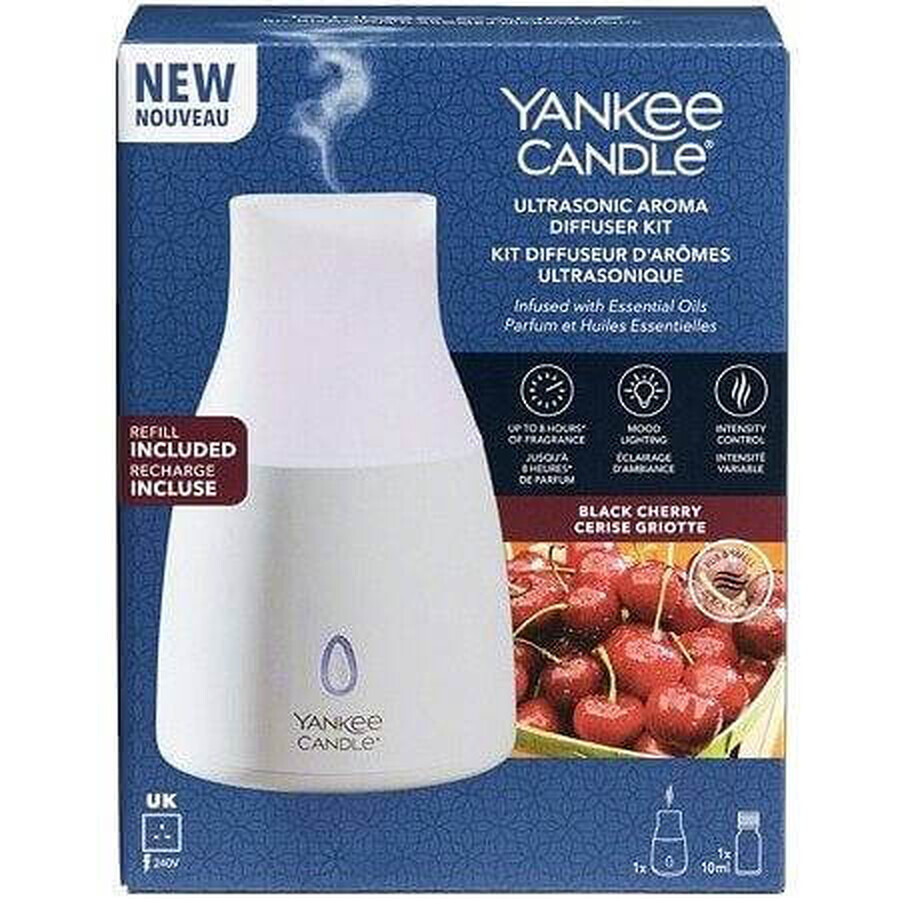 Yankee Candle Ultrasonic Aroma Diffuser Starter Kit - EUR 1×1 pz, diffusore