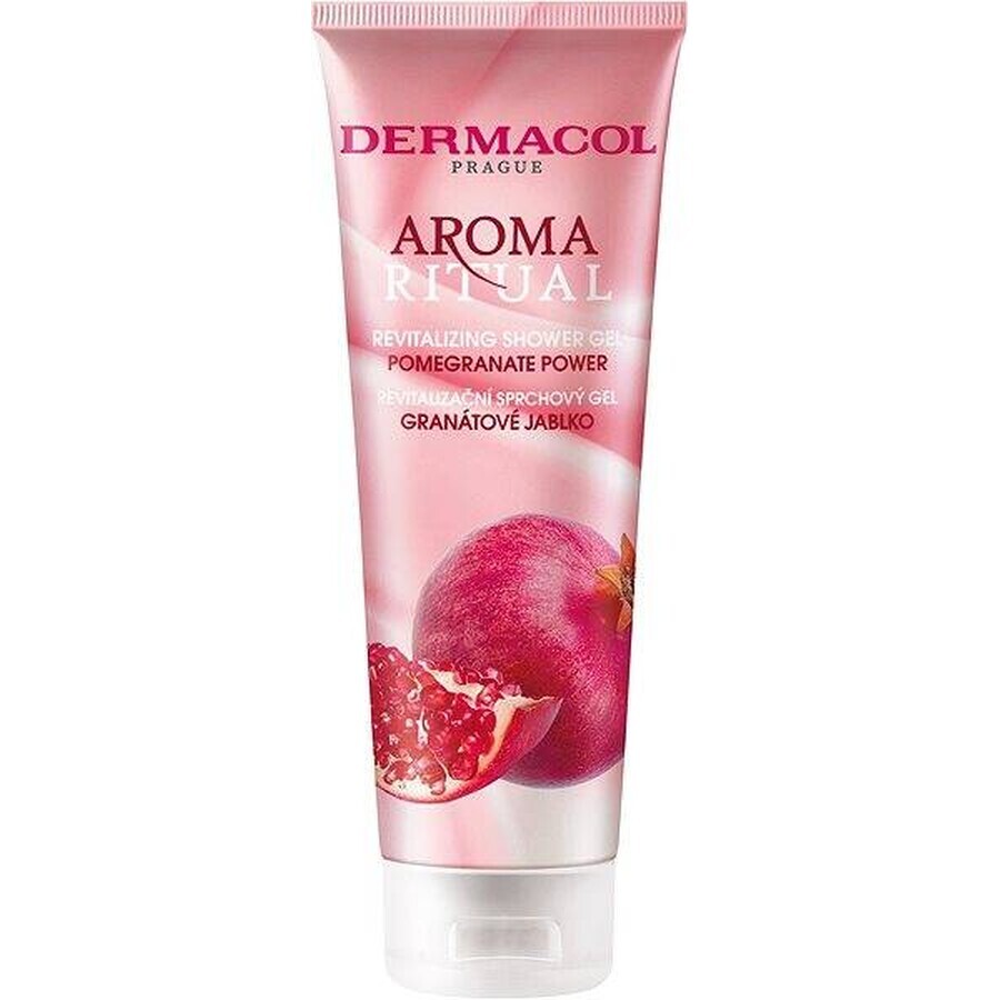 Dermacol Aroma Ritual Pomegranate revitalizing shower gel 1×250 ml, pomegranate fragrance