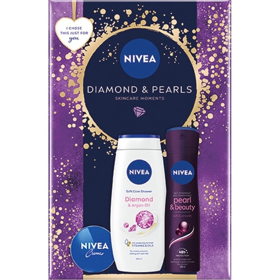 NIVEA BOX DEO PEARL PEARL 1×1 unidades, paquete de regalo