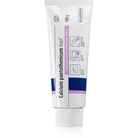 GENERICA Pommade au calcium pantothénique 1×100 g, émollient à l'huile d'amande extra