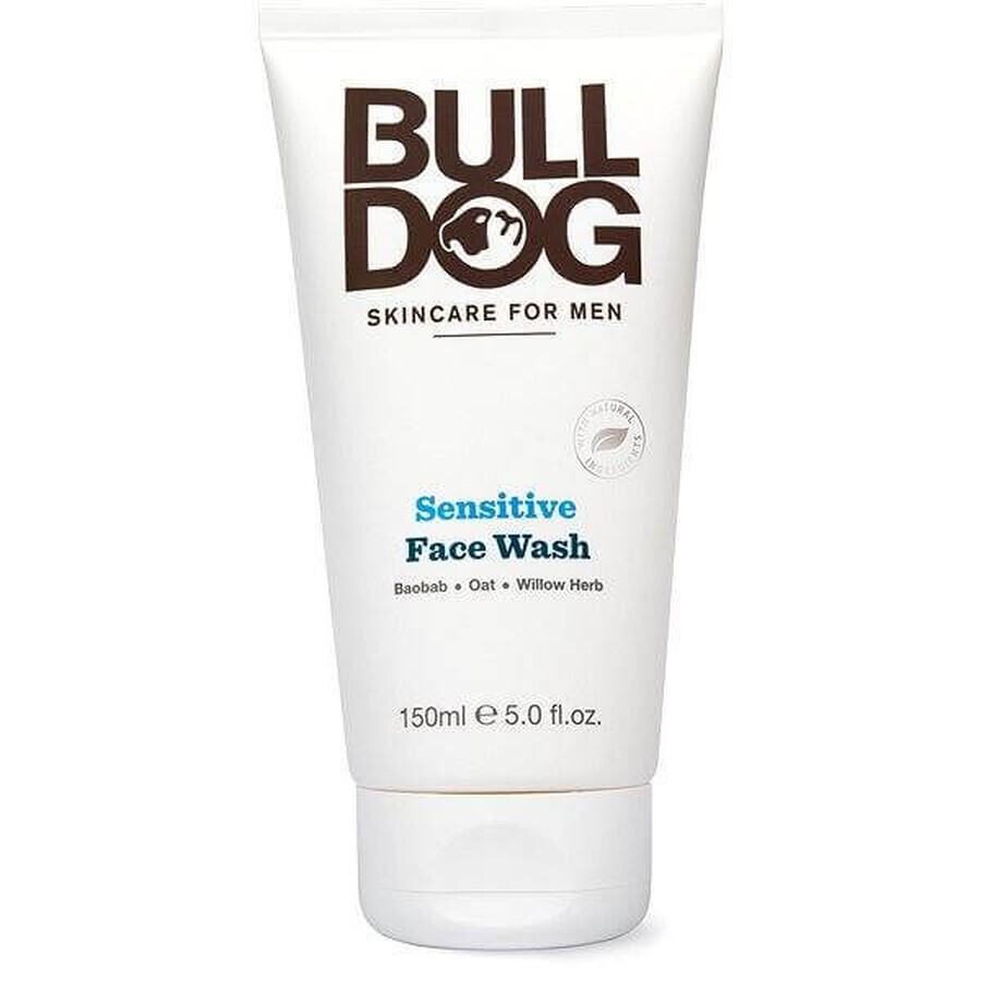 Bulldog Reinigingsgel voor de Gevoelige Gezichtsreiniging voor Mannen 1×150 ml, reinigingsgel