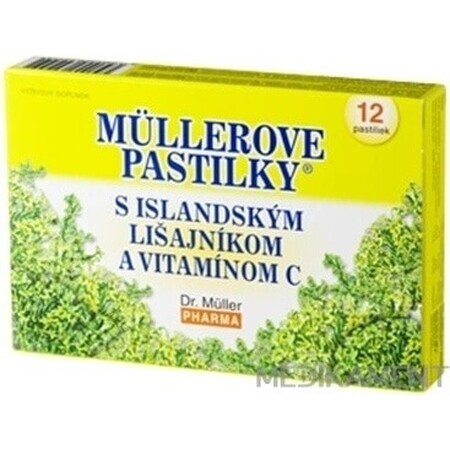 PASTILLAS DE LA ISLA DE MÜLLER. LIQUEN Y VIT. C Sin azúcar 1x12 unid.