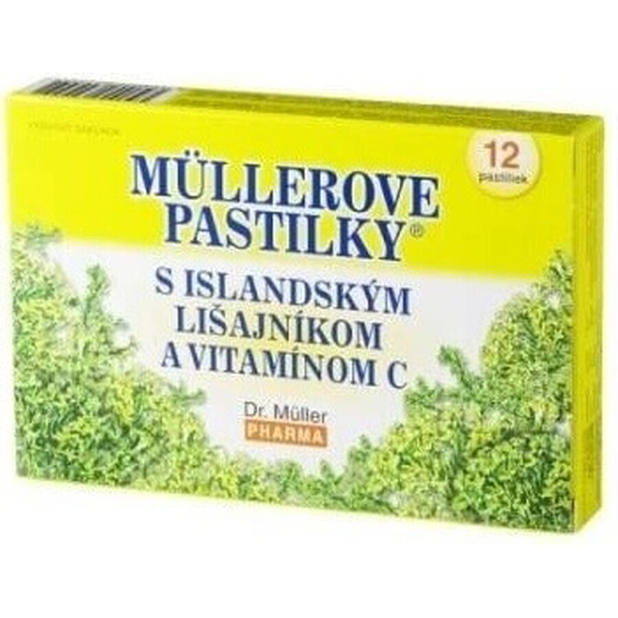 PASTILLAS DE LA ISLA DE MÜLLER. LIQUEN Y VIT. C Sin azúcar 1x12 unid.