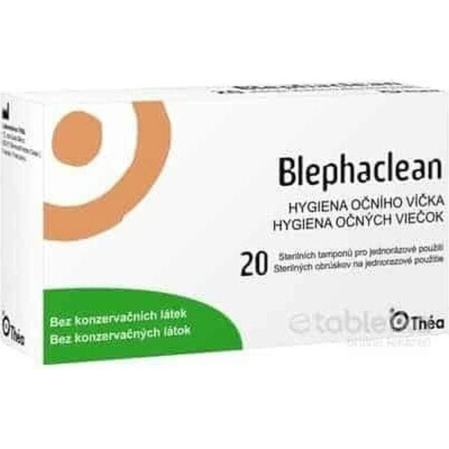 Blephaclean 1×20 pezzi, salviette sterili