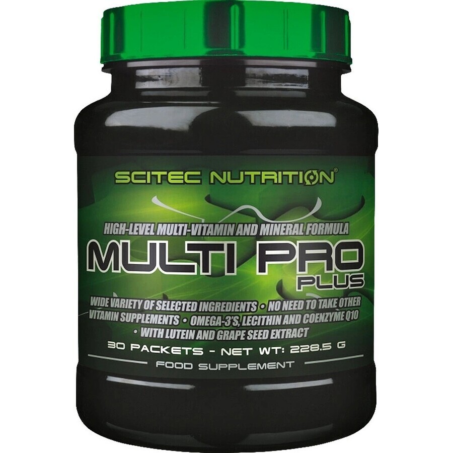 Scitec Nutrition Multi Pro Plus 1×30 piezas, complemento alimenticio