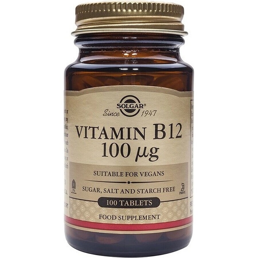 Solgar Vitamine B12 500 μg 50 capsules 1×50 cps